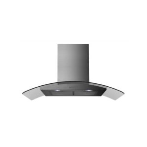 Belling 90cm Curved Glass Chimney Cooker Hood | Stainless Steel | CHIM904GSTA