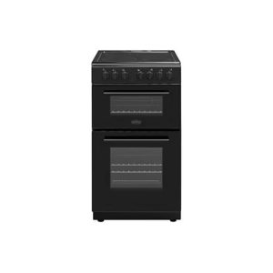 Belling 50cm Electric Double Oven Cooker | Black | BFSE52DOCBK