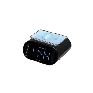 Groov-e Atlas II Alarm Clock Radio with Wireless Charging | GV-CR06