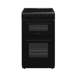 Nordmende 50cm Twin Cavity Electric Cooker with Ceramic Hob | Black | CTEC53BK