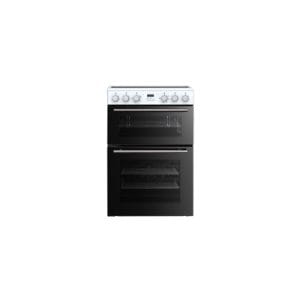 Powerpoint 60cm Double Cavity Cooker with Ceramic Hob | P06C2MDWH